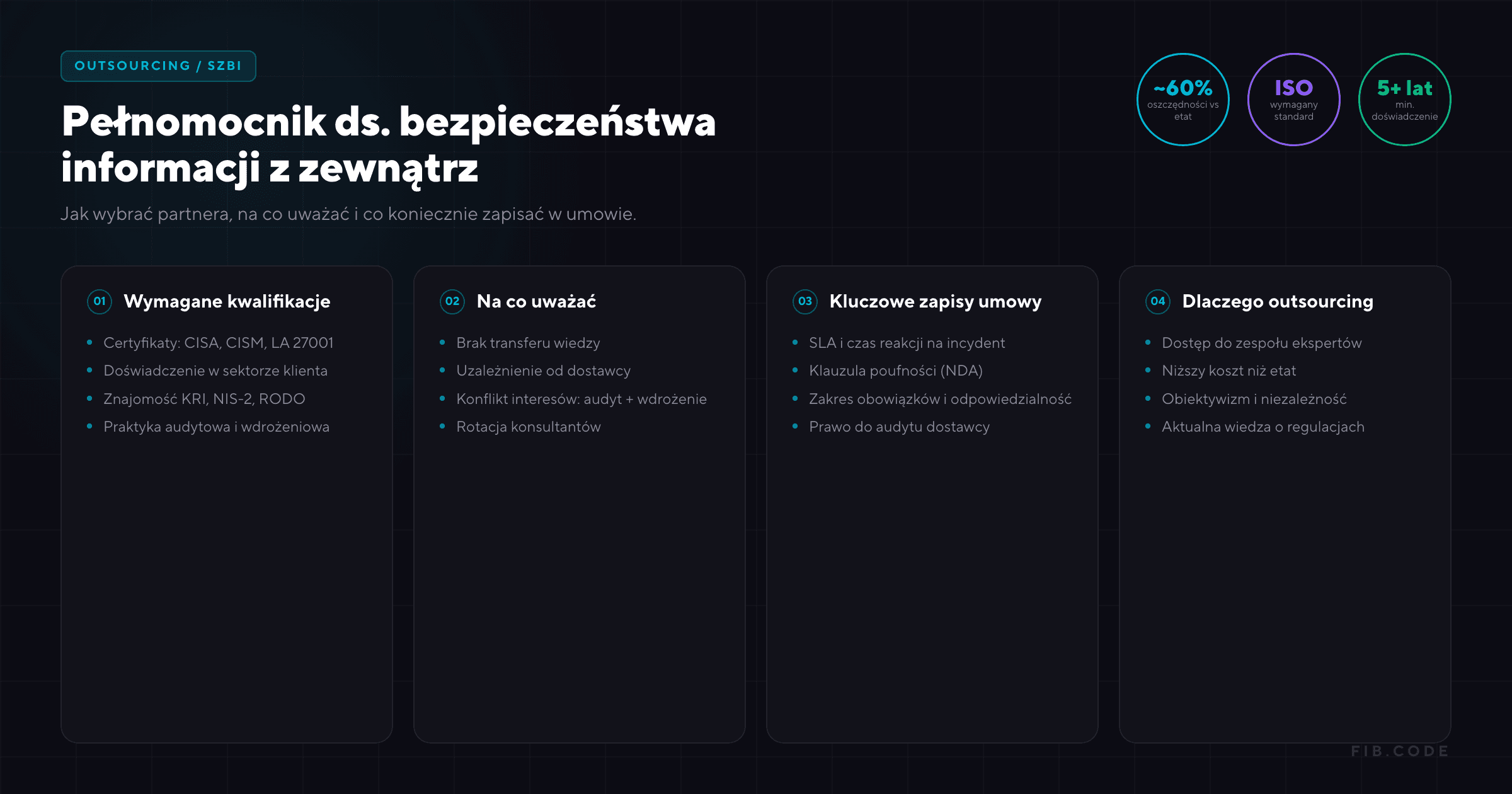 Zewnętrzny pełnomocnik ds. bezpieczeństwa - jak zabezpieczyć interes