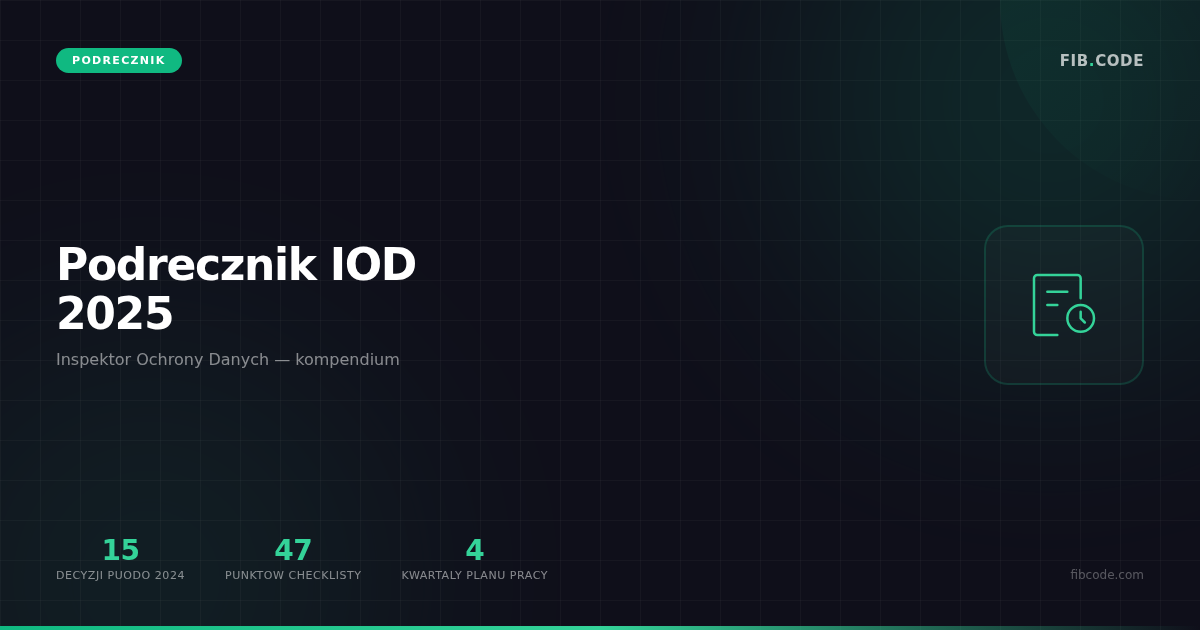 Podręcznik IOD: Praktyka 2025